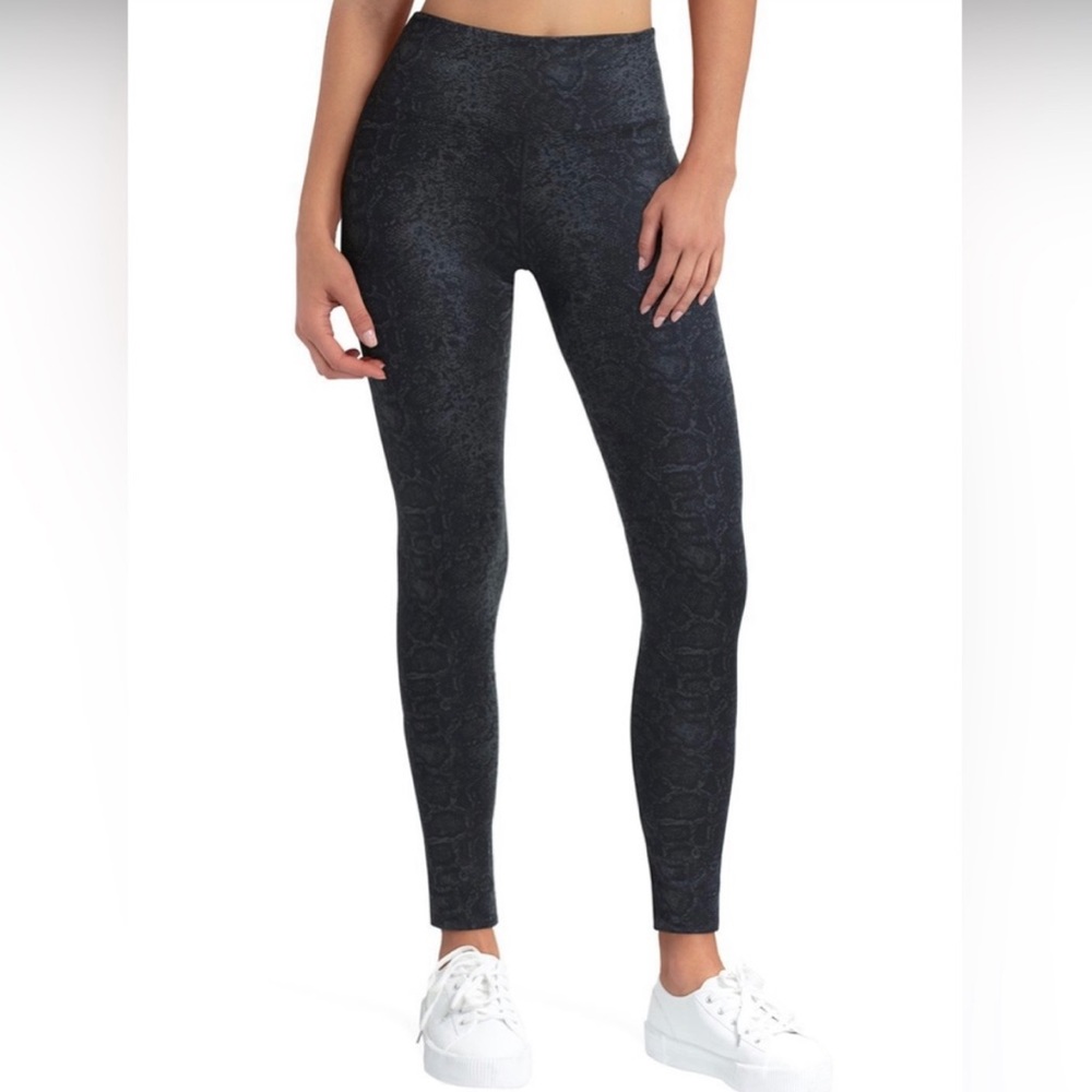 H Halston Leggings Snakeskin Print